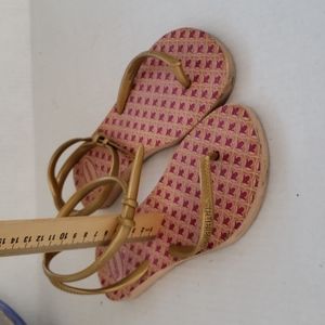 Havaianas flash urban gold ankle straps